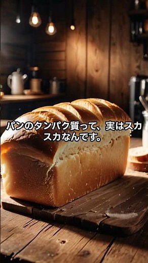 【衝撃】パンのタンパク質は筋肉にならない？数字に騙されない「質の真実」 #きんとれ雑学所 #shorts #筋トレ #タンパク質 #ダイエット #プロテイン #栄養学 #ボディメイク #ライフハック