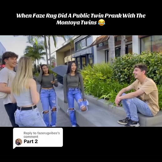 Public Twin Prank with FaZe Rug and Montoya Twins