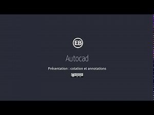 Autocad: presentation → dimensioning and annotations