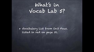 SGSG Level 1 Lesson 05 Vocab Lab