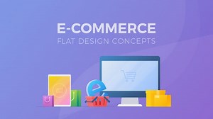 Videohive E-Commerce Flat Design Concepts - 29401729 AEdownload.com