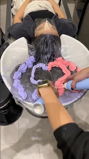 #shorts power of hair colour 💀🔥🔥#haircolour#tik