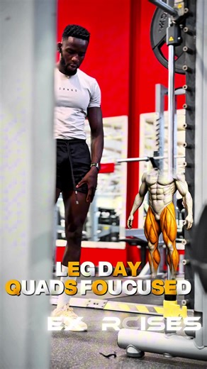 Quad goals achieved! Here are 4 straightforward exercises to get your legs working hard. 🚀 #legdat #squat #personaltrainer #muscle