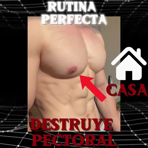rutina DESTRUYE pectoral en casa #gym #fitness #workout #ejercicioencasa #gymencasa