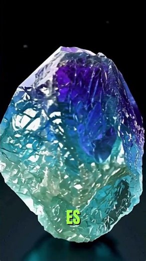 ¿Una piedra con batería interna? 😱🔋 Descubre el secreto de la Fluorita, el mineral que brilla en la