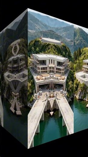 From Raw Cliff to $25M Smart Villa with Helipad & Yacht Dock | Luxury Construction Timelapse