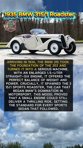 1935 BMW 3151 Roadster #automobile #datoscurisos #classic #datohistorico #cartok #bmw