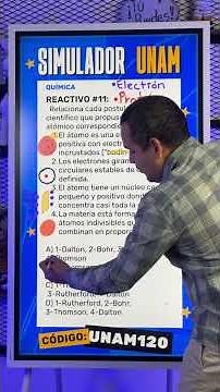 Modelos atómicos | Así te lo preguntan en el examen UNAM