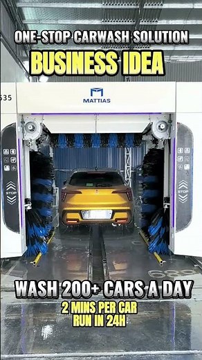 Show MATTIAS M-LM535 running at night to prove the 24-hour capability.– Mattias Car Wash Systems |