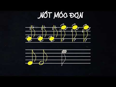 Nốt Móc Đơn, Cách Viết Nốt Móc Đơn, eighth note, Tita music