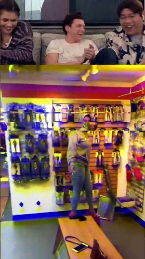 Zendaya & Tom Holland LOSES IT After This Hilarious Fail 🤣 | Funniest Reaction Moment Spiderman Cast