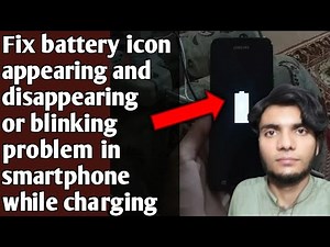 How to fix battery icon appearing and disappearing while charging smartphone|Mobile Battery Blink...