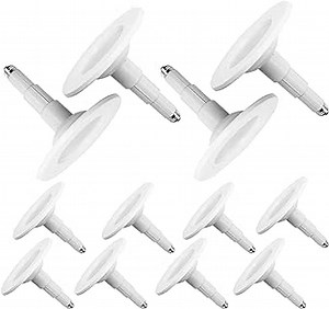 Jolux 12 Pack 5/6 Inch LED Can Lights Adjustable Recessed Retrofit Downlight,12W=60W,5000K Daylight, 800LM,Dimmable,ETL Damp Rated Replacement Recessed Lighting Install,Flat Trim, E26 Base.