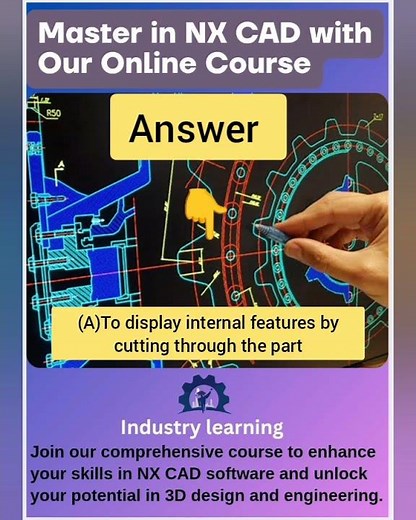 What is the function of the "Section View" in NX Drafting❓#Nxunigraphics