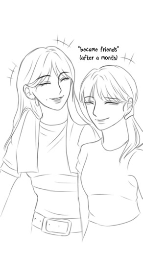 Besties🫶🏻💋 || #drawingshorts #skit #artistdrawing #TheOtherSideOfMeSeries