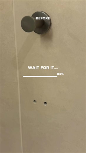 Flawless repair for drill holes in bathroom tiles. We restored the surface to its original condition, saving the client time and avoiding a costly replacement. Perfect results for Melbourne homes. Repair, don’t replace. #MelbourneSurfaceRepairs #TileRepairMelbourne #MelbourneRenovations