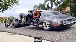 Blower Head Towing Hellboy's Racer!😆 Them details..😎 | Danny Huynh Creations