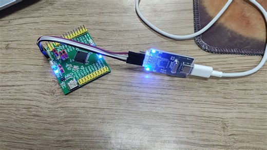 PY32F403单片机用PY32 link仿真下载调试演示