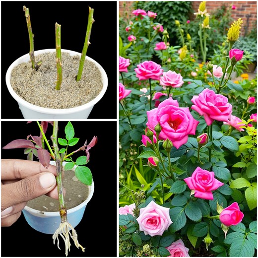 Stem to plant || How to growing rose plant at home from stem || Tips & tricks in this video | DIY IndoorGarden