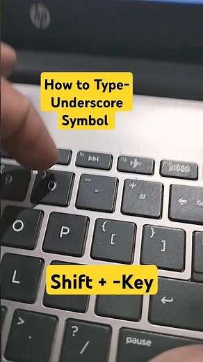 How to Type Underscore Symbol in Windows 11,10#macnitesh#virulshorts#2024shorts#keyboardtricks