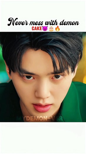 NEVER MESS WITH DEMON CAKE😈🎂 #mydemon #kdrama #songkang #kimyoojung #jeongguwon @MyDemon-v6r