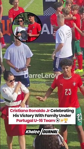 Cristiano Ronaldo Jr Shines! First Big Win with Portugal U-16 🏆⚽
