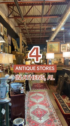 🖼️ Did you know these high-quality antique stores are in Athens, Alabama? Find timeless pieces from 100 vendors at: 🪞 Serendipity Antiques & Interiors on HWY 72 🪞 Athens Pickers in Downtown 🪞 Antiques on Jefferson in Downtown 🪞 Frank 's Good Stuff in Downtown 🕰️ Frank's Good Stuff is Athens’ newest opening featuring high-quality vendors from across AL TN in their new 9,000 square foot shop! Where are your favorite antique stores in the North Alabama area? 👇 | Hville Blast
