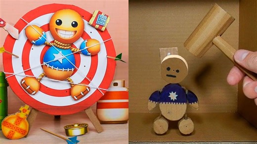 Cardboard Creativity Making a Kick The Buddy Game at Home