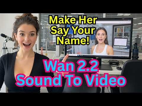 Wan 2.2 Sound To Video Released! Tutorial Guide To Make Your AI Character Talk!