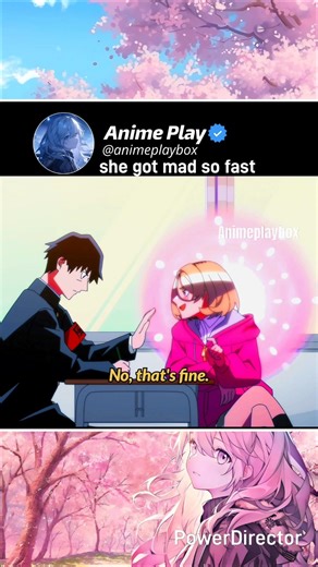 she got mad so fast 😠