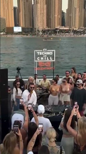 Techno & Chill 🌙🔥 Dubai Nightlife Vibes | Club Life @Nightclubslife