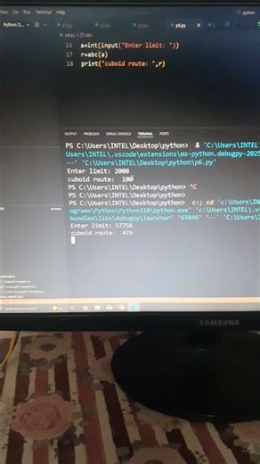 python | Euler project 'cuboid route' | CodeLearning