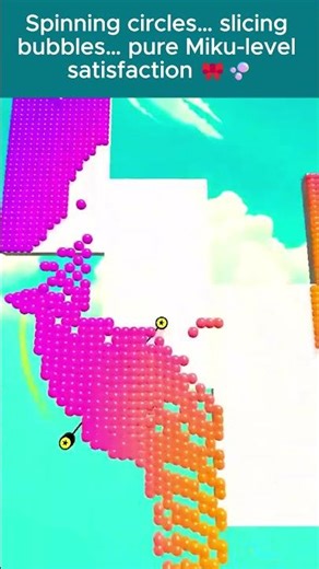 Perfect Climb 3D - Spinning circles… slicing bubbles… pure Miku-level satisfaction 🎀🫧