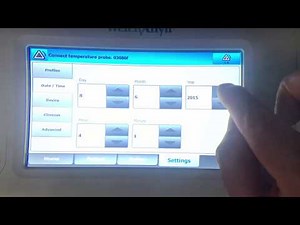 Welch Allyn Connex Spot Monitor: How to change the date and time