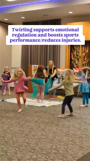 Chicago Music Classes | Twirling helps children develop their vestibular system, which supports balance, spatial awareness, and coordination. These skills are... | Instagram