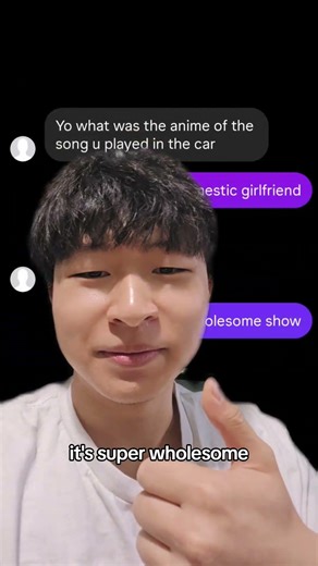 Made my non anime friend watch "domestic girlfriend" #anime #animeshorts