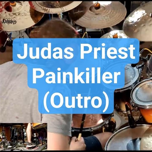 Judas Priest - Painkiller (Outro) #drums #shorts