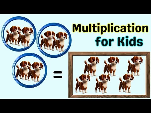 Fun Multiplication for Kids! 🐘✨ Learn with Animals, Objects & Cool Animations! Basic Multiplication