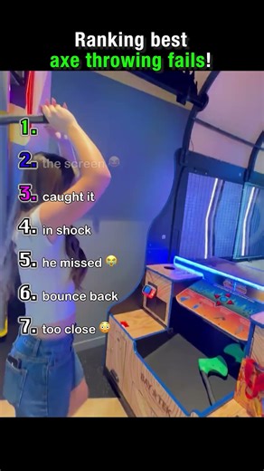 Ranking Axe Throwing Fails