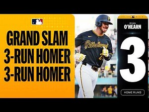 FRANCHISE RECORD! 🏴‍☠️ Ryan O'Hearn has a THREE-HOMER, 10-RBI GAME for the Pittsburgh Pirates! 🤯