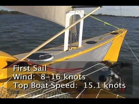 Proa "Madness": Launch and First Sail