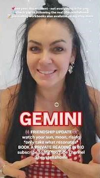 GEMINI ❣️ FRIENDSHIP READING ❣️ #tarot #gemini #collective #friendship
