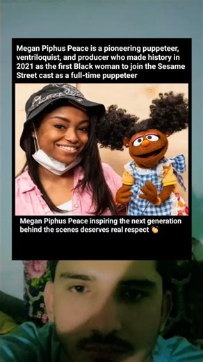 Megan Piphus Peace Makes History on Sesame Street 🎭 First Black Female Puppeteer