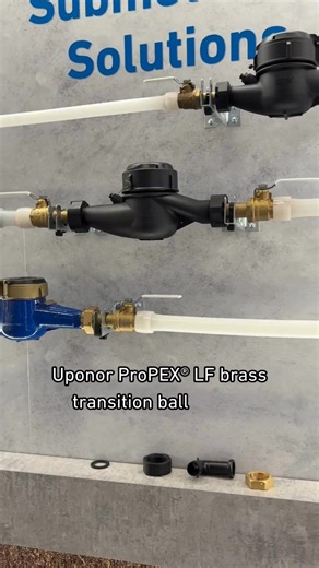 Shining a spotlight on the NEW ProPEX LF Brass Transition Ball Valves! Built for both domestic water and mechanical HVAC piping applications, these full-port ball valves deliver high-flow performance with threaded, press, and flange connection options. Learn more: https://www.uponor.com/en-us/solutions/uponor-propex-transition-ball-valves | Uponor North America