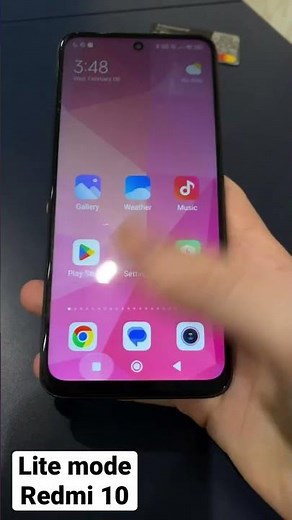 Lite mode on #redmi10 and how to turn off it
