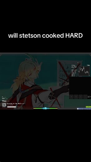 Writing On The Wall by @Will Stetson Insane map, probably one of the hardest LN hybrid I’ve played before #osu #rhythmgame #genshin #osumania #kaveh