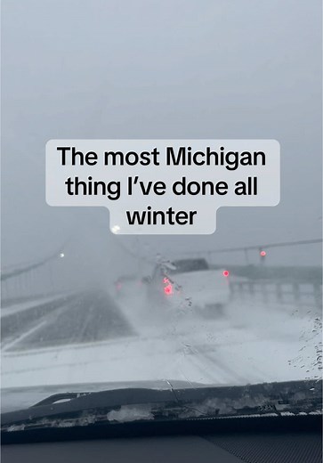 This nearly 5 mile long suspension bridge is the 4th longest in the world and it does not disappoint no matter what time of year it is! Video notes - I was not driving and video was sped up - it was only 20mph today when we crossed! #mightymac #iykyk #mackinacbridge #michigan #upperpeninsulamichigan