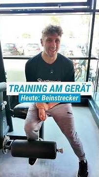 Beinstrecker richtig einstellen – Massive Quads aufbauen! 💪 #legday