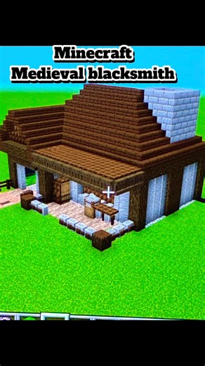 Minecraft medieval blacksmith