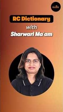STOP Guessing! Your Vocabulary is Failing You... Fix It Now! Ep 6 RC Dictionary Sharwari Mam Rodha